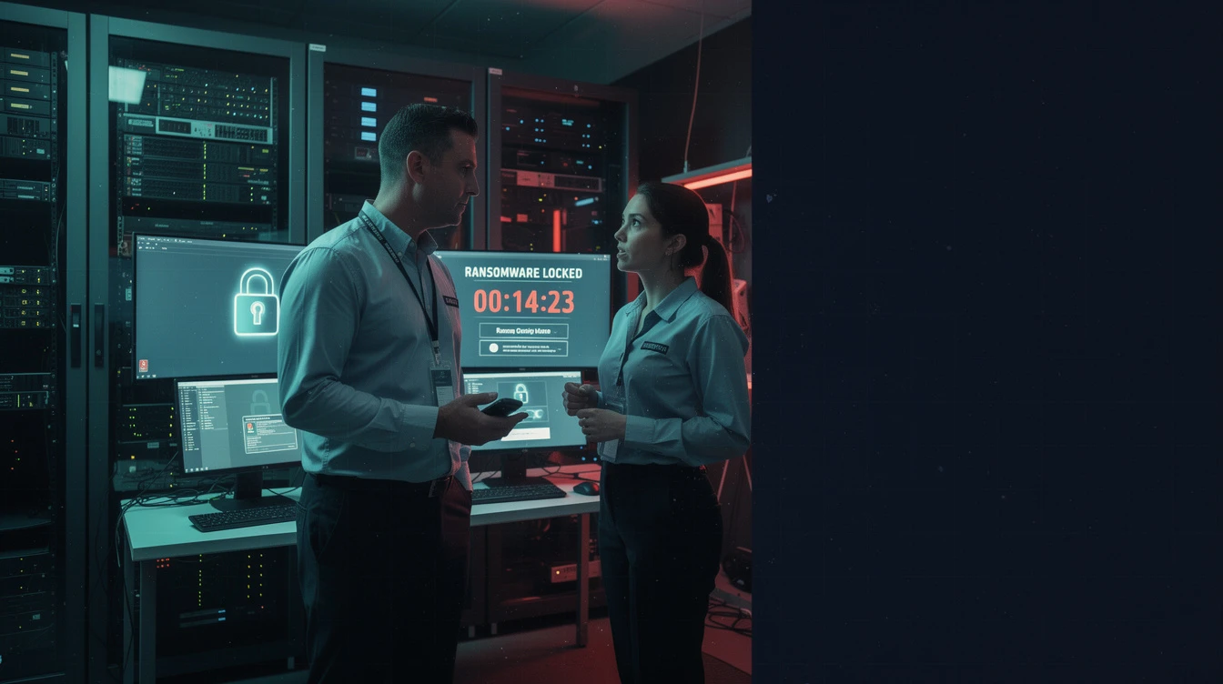 Ransomware First 60 Minutes — Decision Guide for Irish Directors